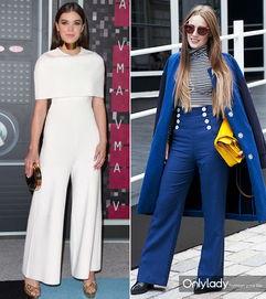 阔腿裤图片明星,明星们的潮流穿搭指南